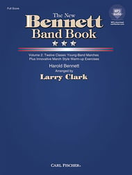 The New Bennett Band Book, Vol. 2 Baritone Sax band method book cover